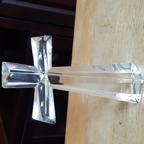 Fine Bohemian Clear Crystal Cross MM116 - Picture 11 of 13